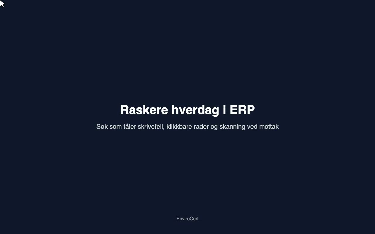 Raskere hverdag: søk, rader og skanning